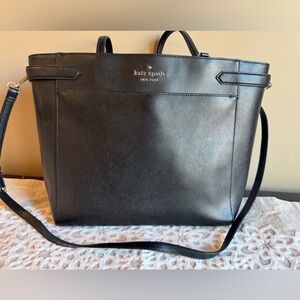 Kate Spade Black Saffiano Leather Shoulder Bag